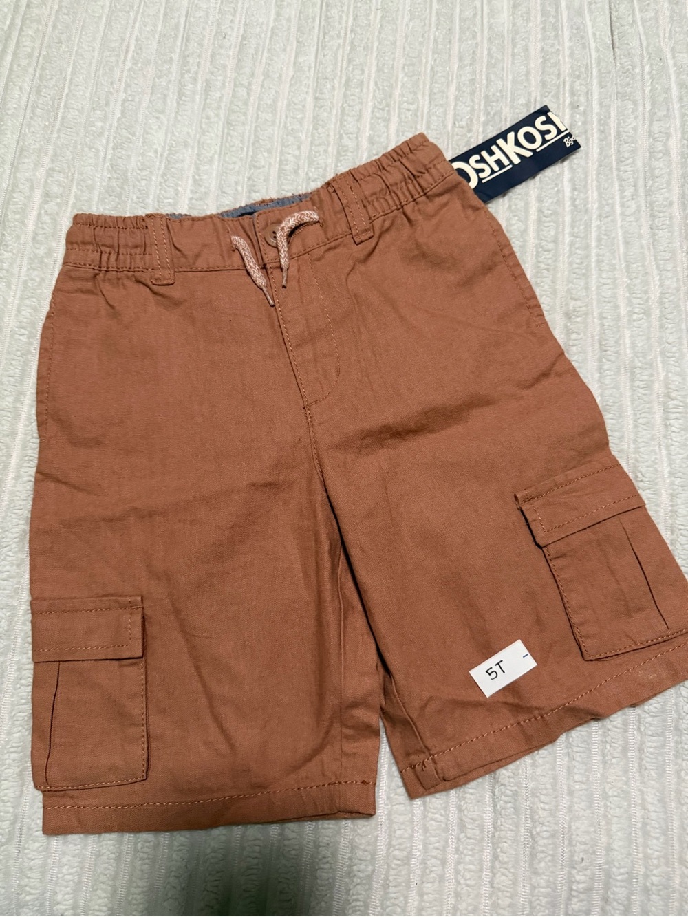 OshKosh B'gosh Boys' Tan Cargo Shorts